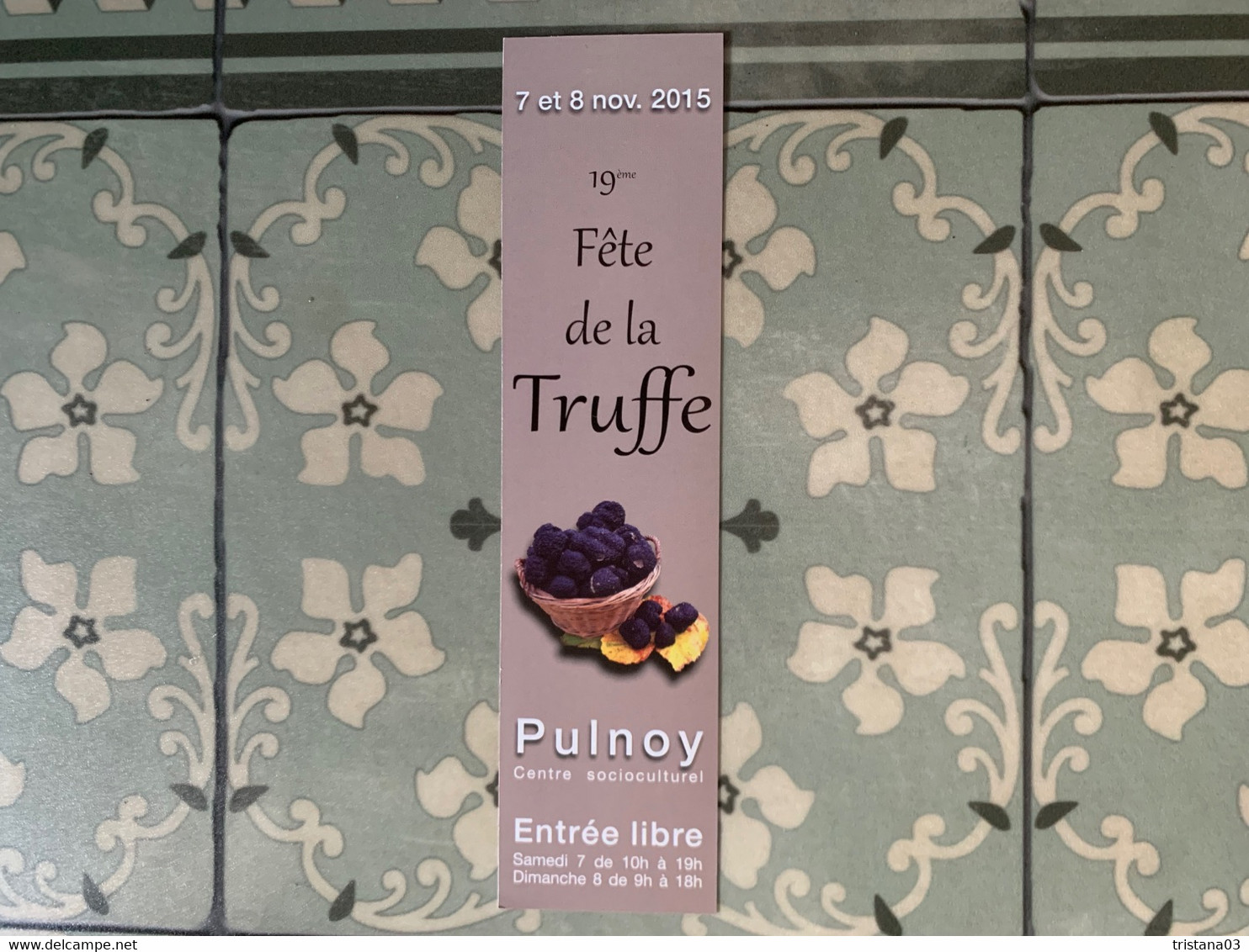 Marque Page Fête De La Truffe Champignon - Bladwijzers