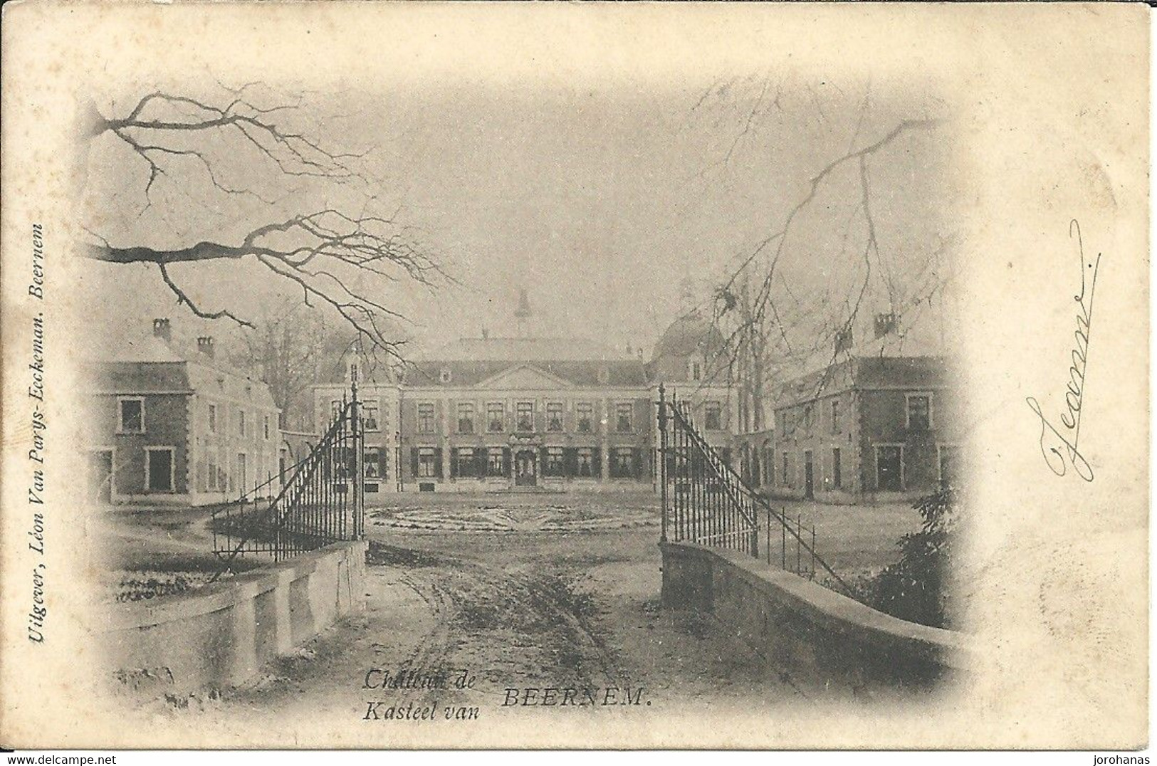 Beernem - Kasteel - Afstempeling 1902 - Uitgever Leon Van Parys - Eeckeman1 - Beernem