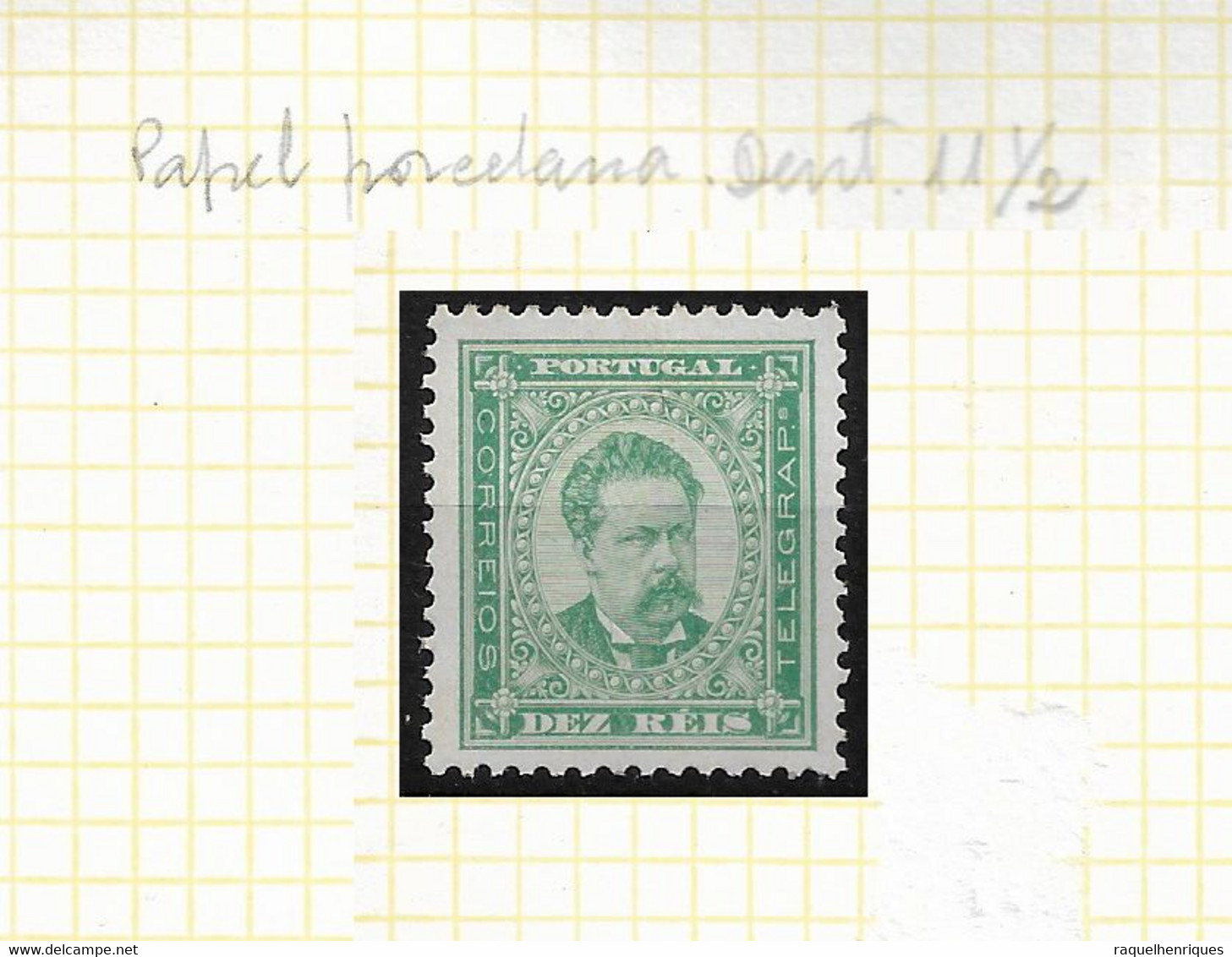 PORTUGAL STAMP - 1884-87 D.LUIS I P.PORCELANA Perf:11½  Md#61 MNH (LPT1#206) - Ongebruikt