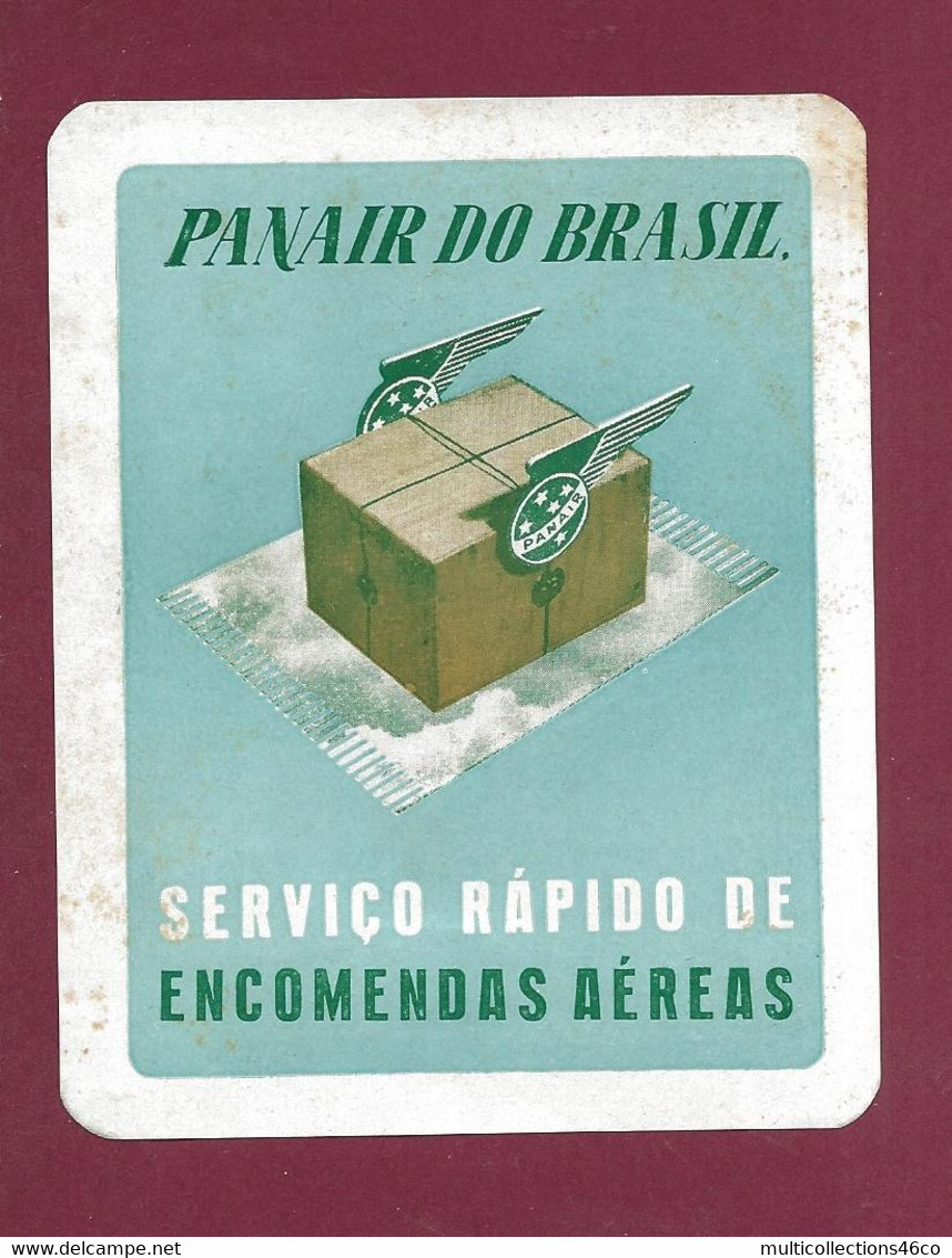 060922 - AVIATION ETIQUETTE A BAGAGE PANAIR DO BRASIL SERVICO RAPIDO DE ENCOMENDAS AEREAS - Poste Aérienne - Baggage Etiketten