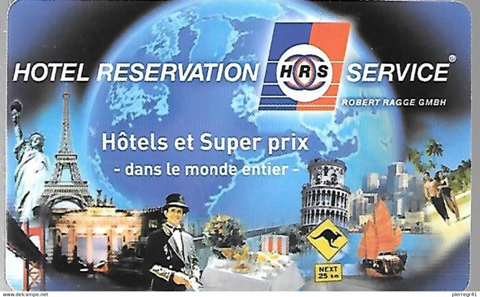 CARTE FIDELITE -Réservation HOTELS-HRS-Epais-TBE -RARE - Clés D'hôtel