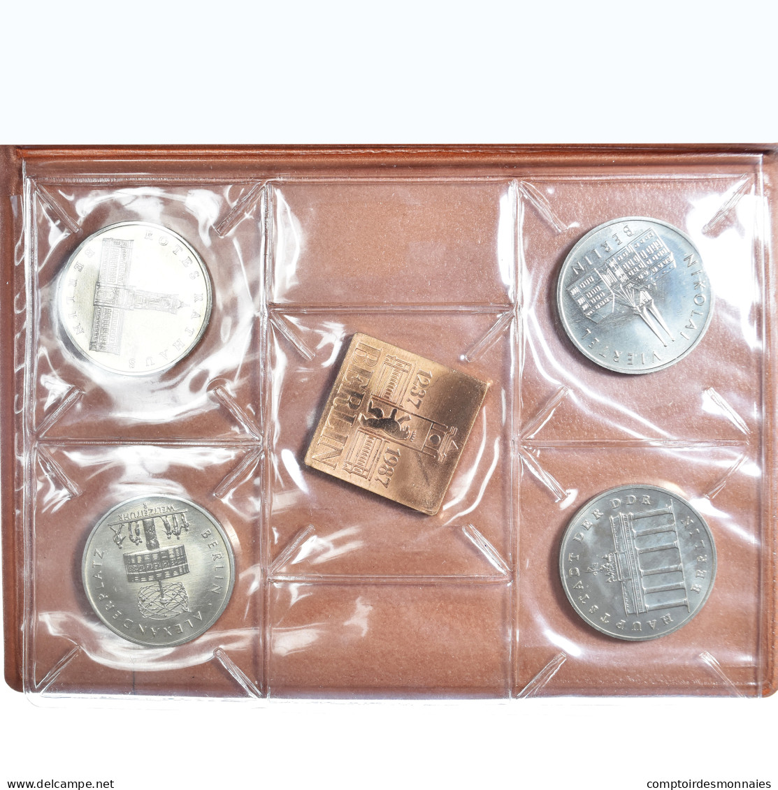 Monnaie, République Démocratique Allemande, 750 Jahre Berlin, 4 X 5 Mark - Mint Sets & Proof Sets