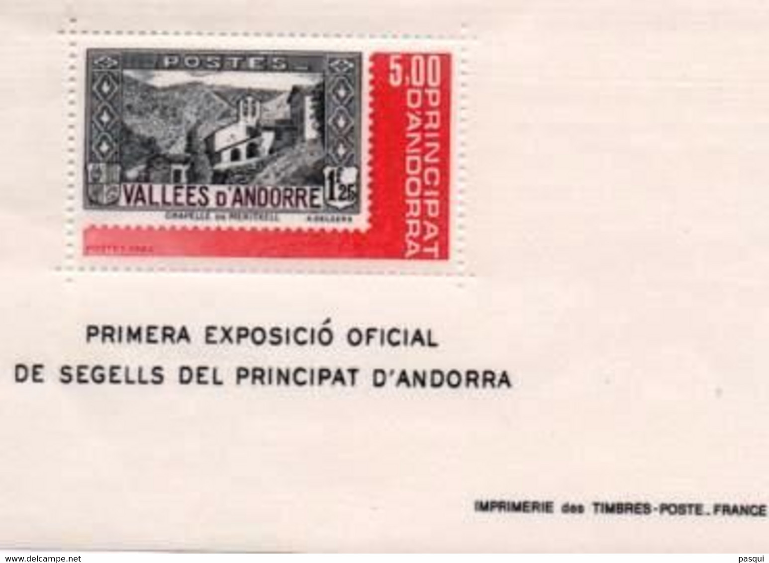 ANDORRA FRANCESA - Fx. 988 - Yv. Bl. 1 - Exp. Filatelica Nacional - Capilla De Merixcell - 1982 - ** - Blocs-feuillets