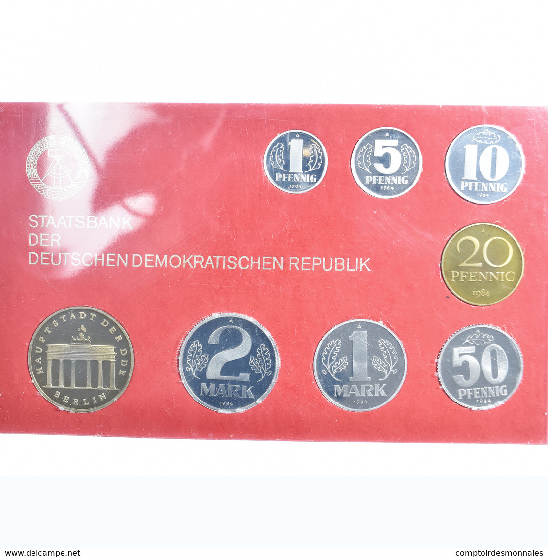 Monnaie, République Démocratique Allemande, 1 Pfennig To 5 Mark, 1984, Berlin - Mint Sets & Proof Sets