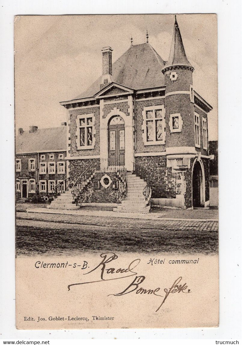 CLERMONT - SUR - BERWINNE - Hôtel Communal      -(CH)- - Thimister-Clermont