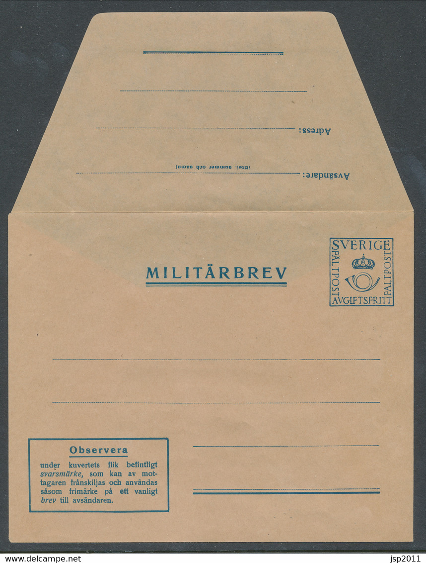 M 3c Type I. Envelop With Replay Stamp. Small National Coat Of Arms. . MNH (**) See Description And Scans - Militares