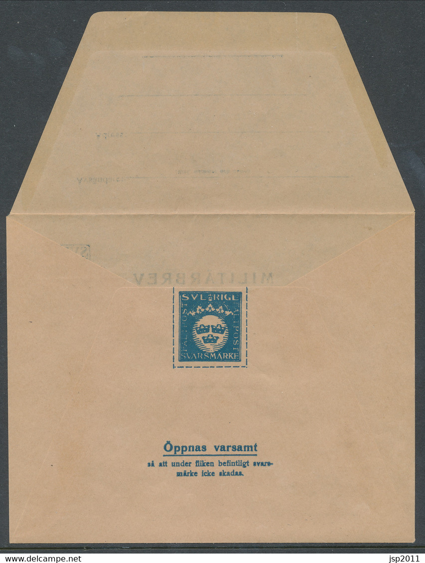 M 3d Type II. Envelop With Replay Stamp. Small National Coat Of Arms. . MNH (**) See Description And Scans - Militari