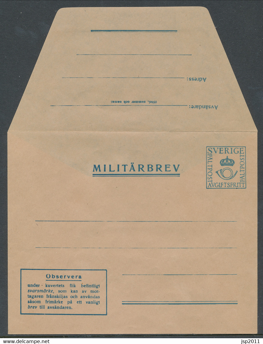 M 3d Type IV. Envelop With Replay Stamp. Small National Coat Of Arms. . MNH (**) See Description And Scans - Militaires