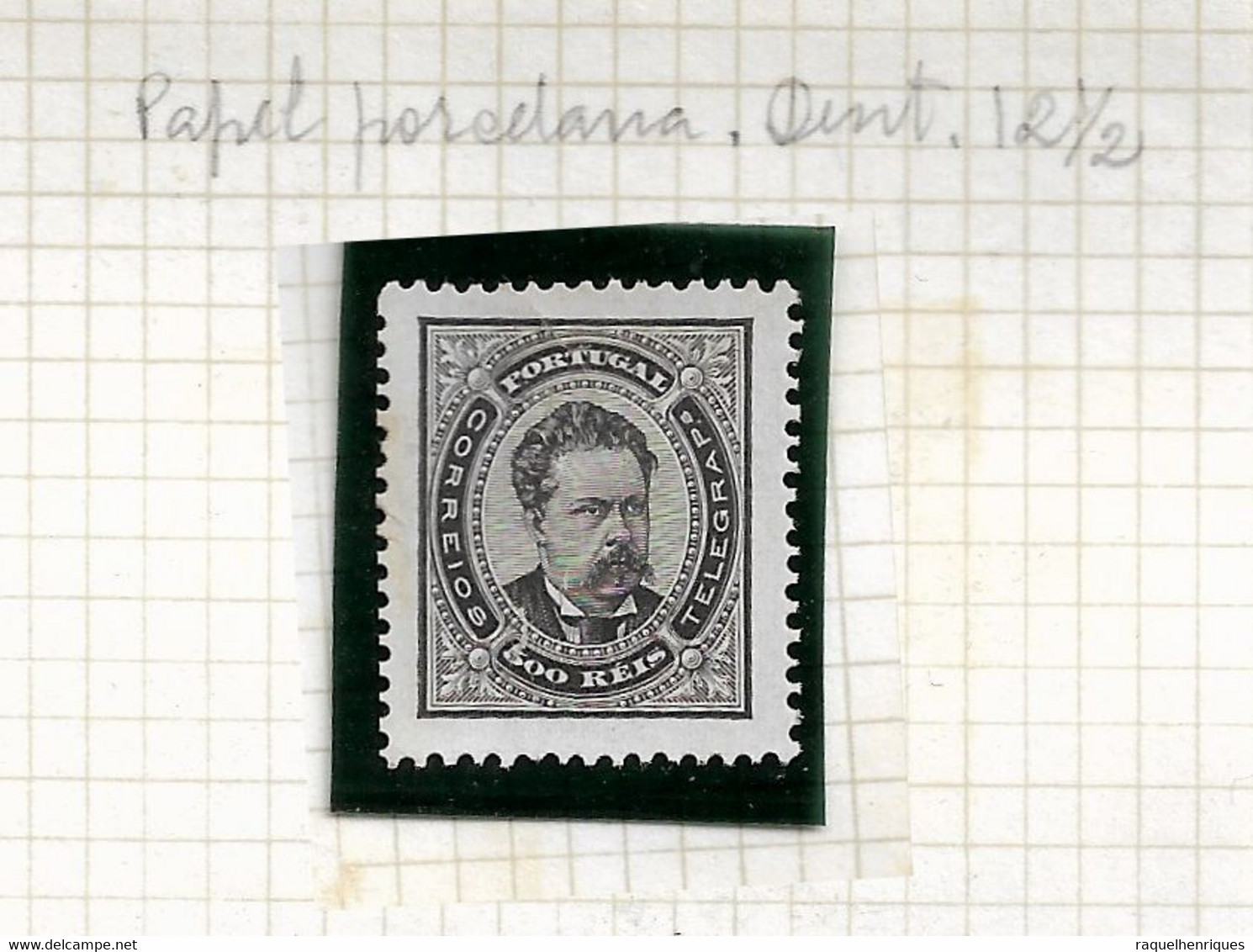 PORTUGAL STAMP - 1884-87 D.LUIS I P.PORCELANA Perf:12½  Md#64 MNH (LPT1#223) - Nuevos