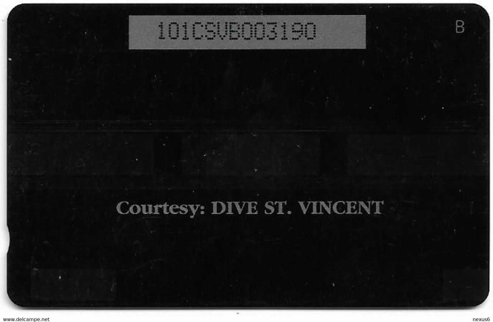 St. Vincent - C&W (GPT) - Giant Sea Anemone - 101CSVB - 1996, 10.000ex, Used - Saint-Vincent-et-les-Grenadines