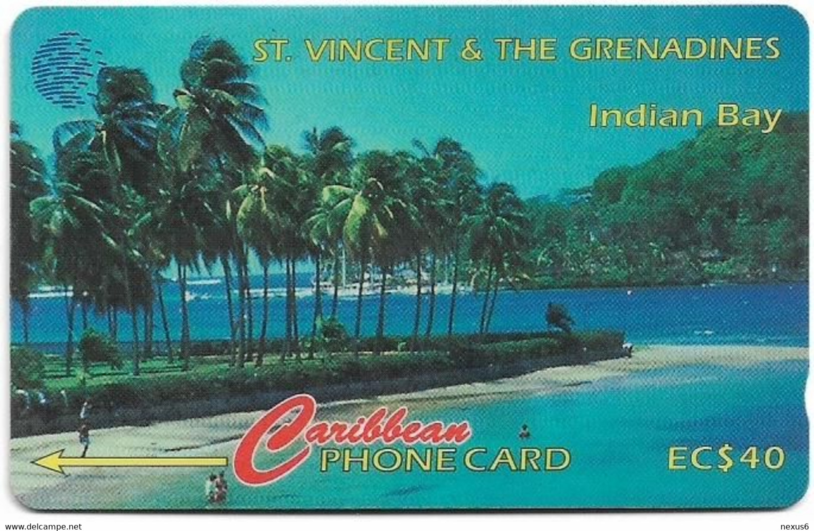 St. Vincent - C&W (GPT) - Indian Bay, 52CSVC, 1996, 5.900ex, Used - St. Vincent & Die Grenadinen