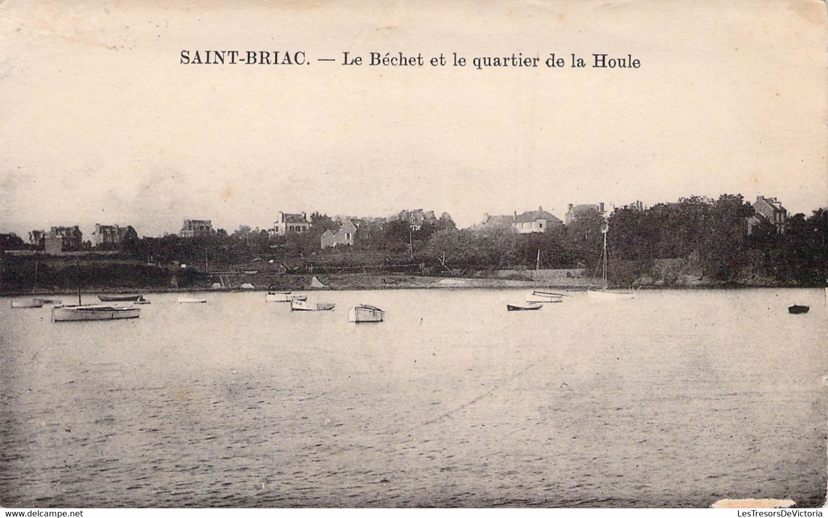 CPA - 35 - SAINT BRIAC - Le Béchet Et Le Quartier De La Houle - Bateau - Saint-Briac