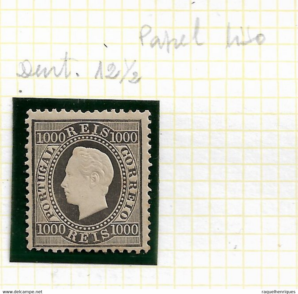 PORTUGAL STAMP - 1884 D.LUIS I P.LISO Perf:12½  Md#67 MH (LPT1#229) - Neufs