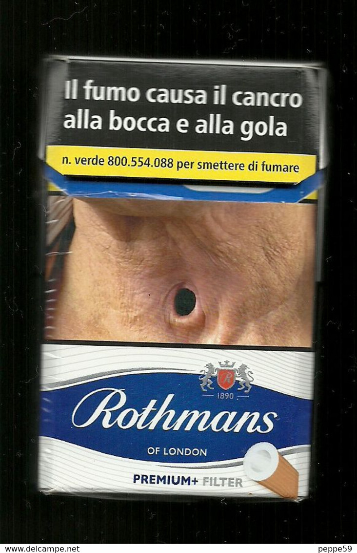 Tabacco Pacchetto Di Sigarette Italia - Rothmans Blu 2017 N.3 Da 20 Pezzi - Vuoto - Etuis à Cigarettes Vides