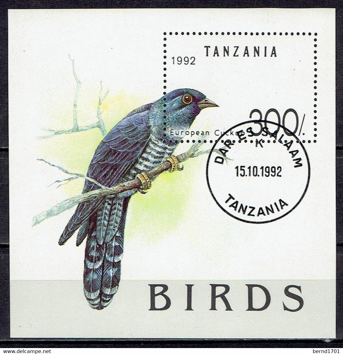 Tansania - Block 190 Gestempelt / Used (q657) - Cuckoos & Turacos