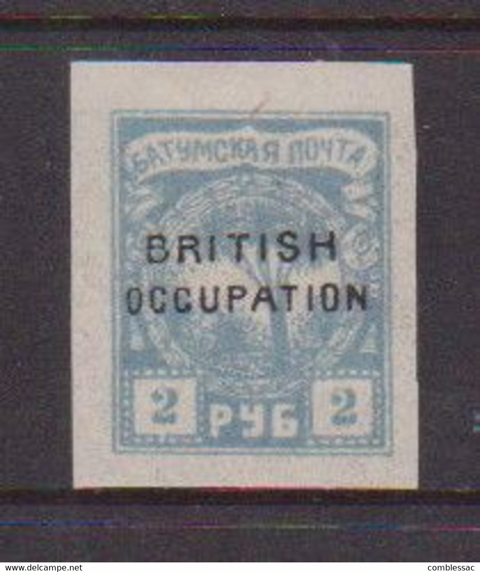 BATUM    1920    Opt  BRITISH  OCCUPATION    2r  Blue    MH - Batum (1919-1920)