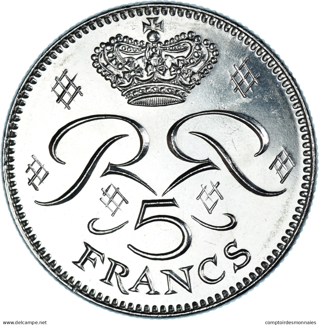 Monnaie, Monaco, Rainier III, 5 Francs, 1989, SUP, Cupro-nickel, Gadoury:MC 153 - 1960-2001 Nouveaux Francs