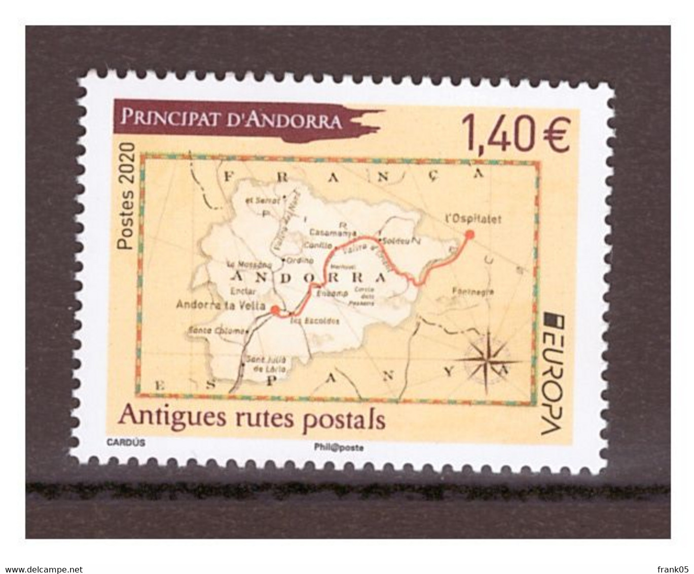 Andorra (französische Post / French Post) 2020 EUROPA ** - 2020