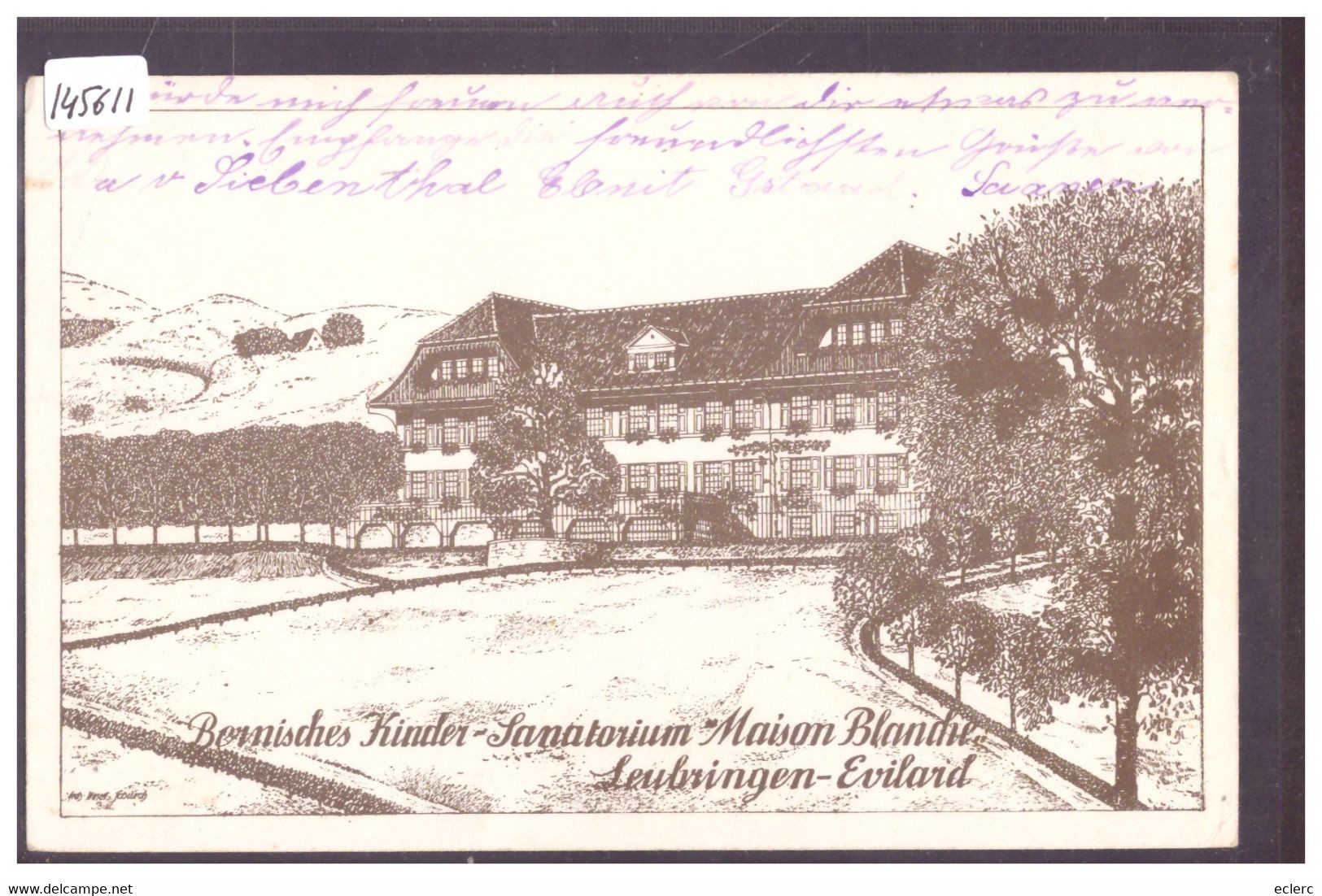 EVILARD - LEUBRINGEN - SANATORIUM MAISON BLANCHE - TB - Evilard