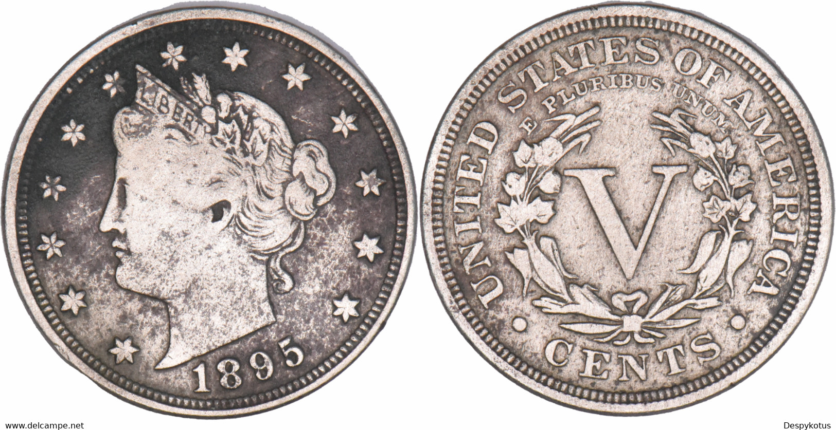 Etats-Unis - 1906 - Liberty Nickel - 5 Cents (V Cents) - 07-002 - 1883-1913: Liberty