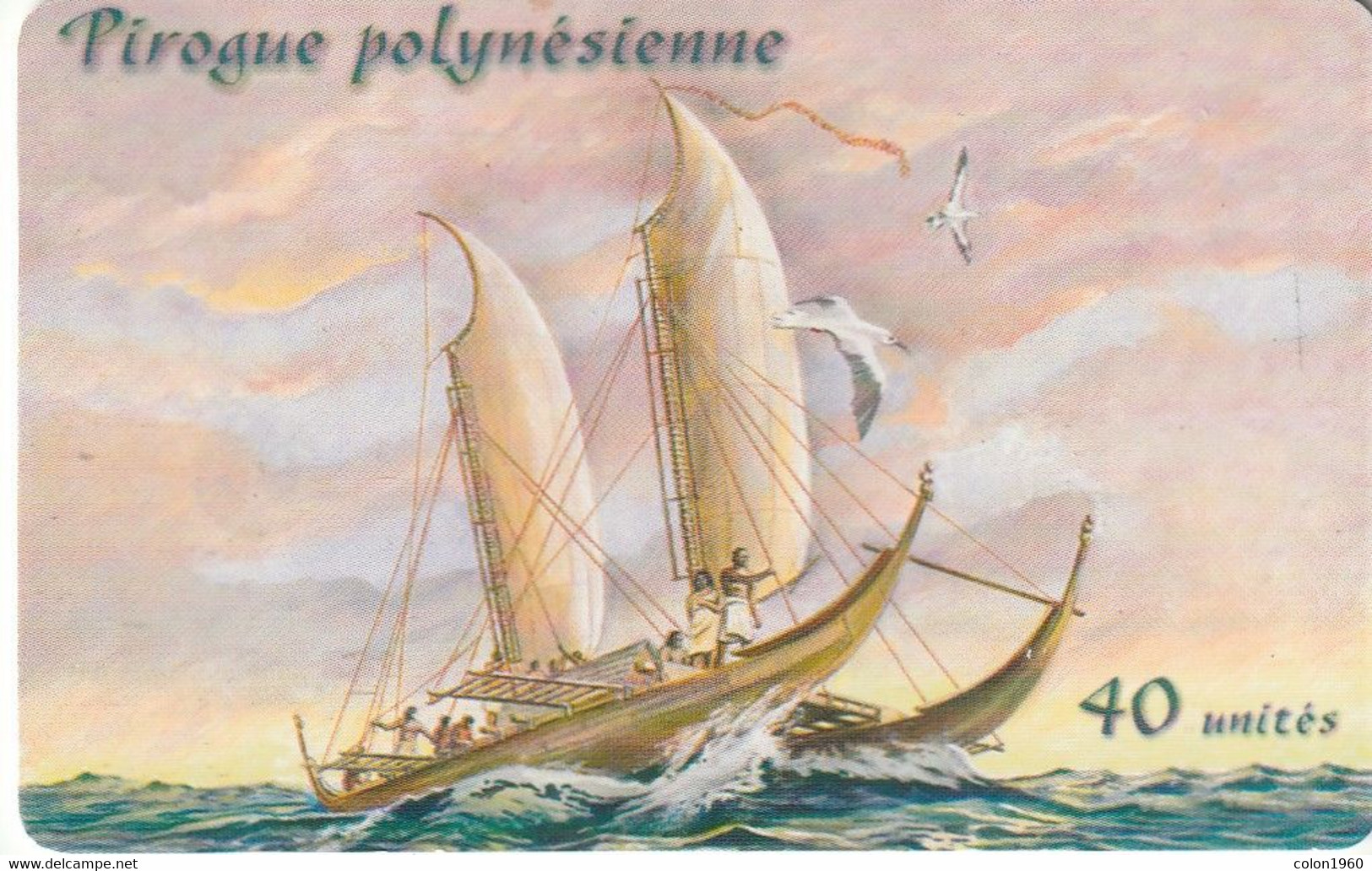 POLINESIA FRANCESA. FP139. Pirogue Polynésienne. 2003-09. (019). - Polynésie Française