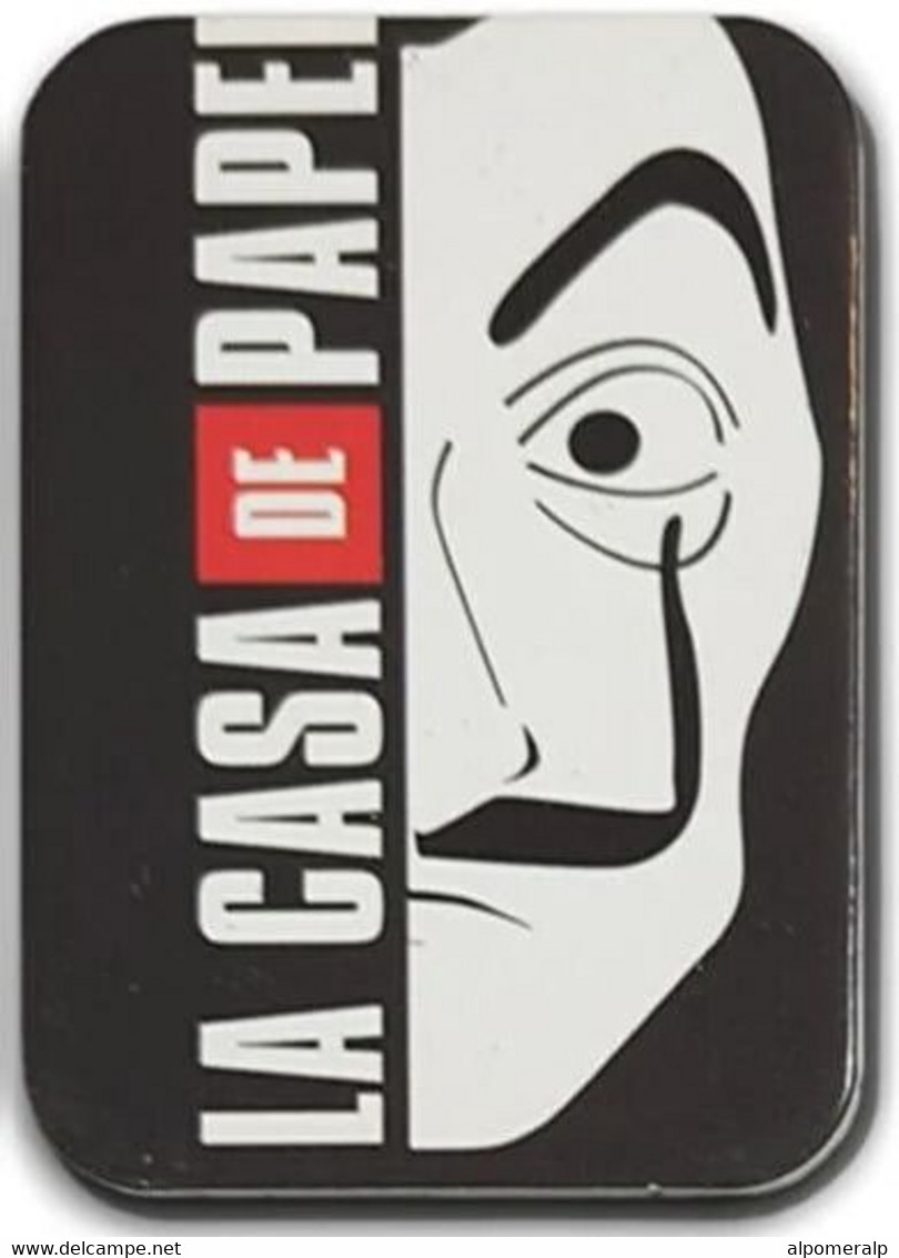 Movie Magnet, La Casa De Papel 4,5 X 6,5 Cm, Thickness 3mm - Sonstige & Ohne Zuordnung