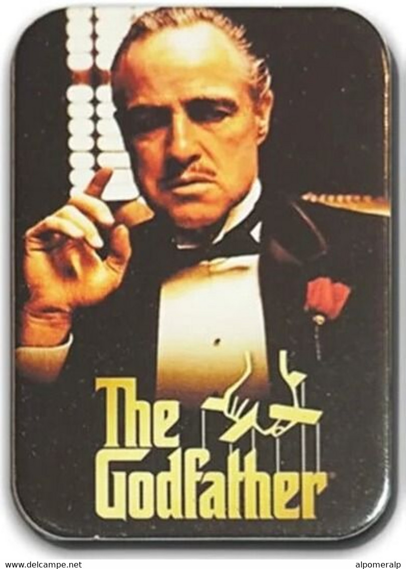 Movie Magnet, The Godfather, Marlon Brando 4,5 X 6,5 Cm, Thickness 3mm - Sonstige & Ohne Zuordnung