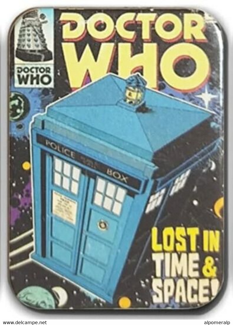 Movie Magnet, Doctor Who "Lost In Time & Space" 4,5 X 6,5 Cm, Thickness 3mm - Other & Unclassified