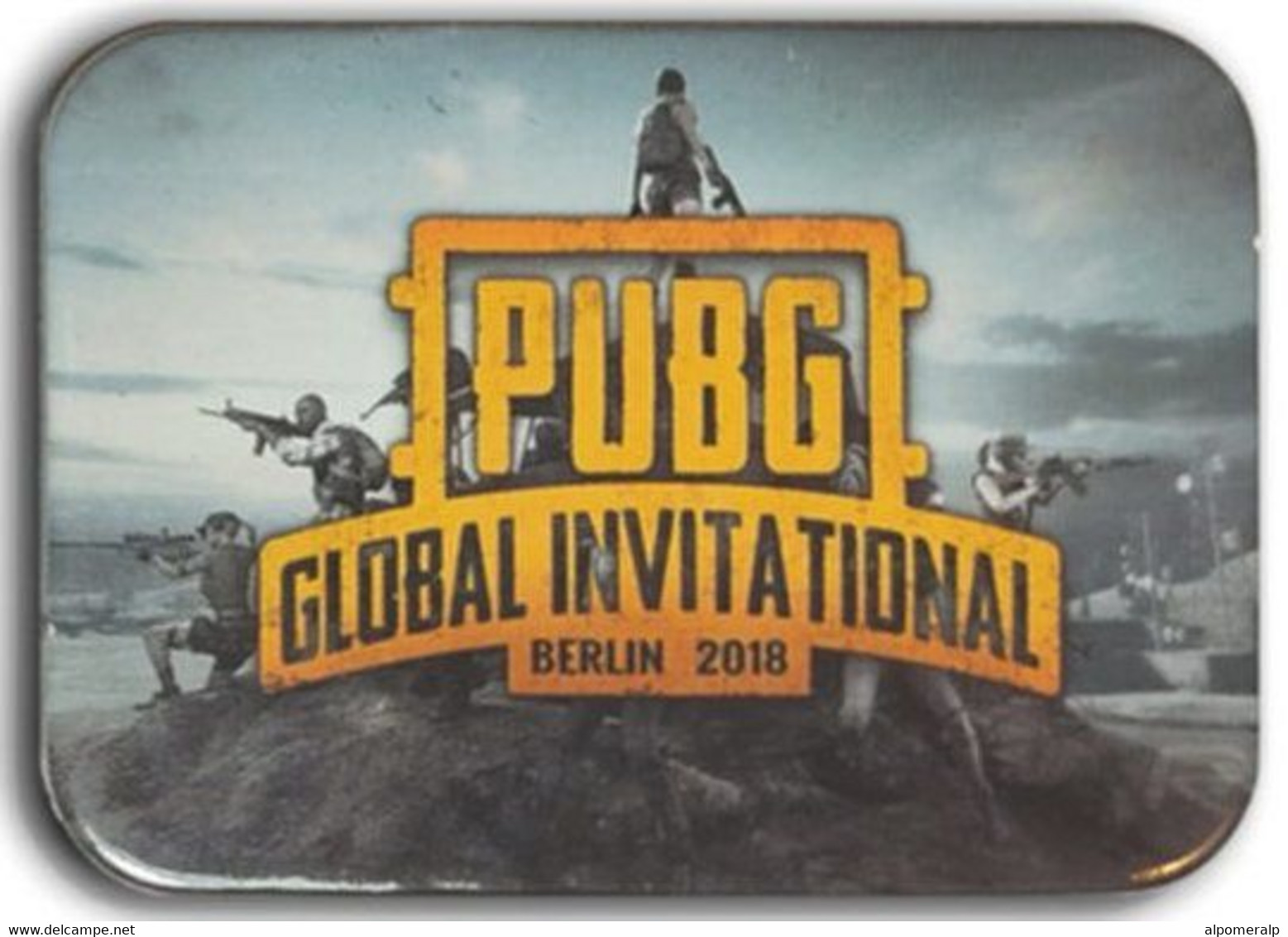 Video Game PUBG Magnet 4,5 X 6,5 Cm, Thickness 3mm - Other & Unclassified