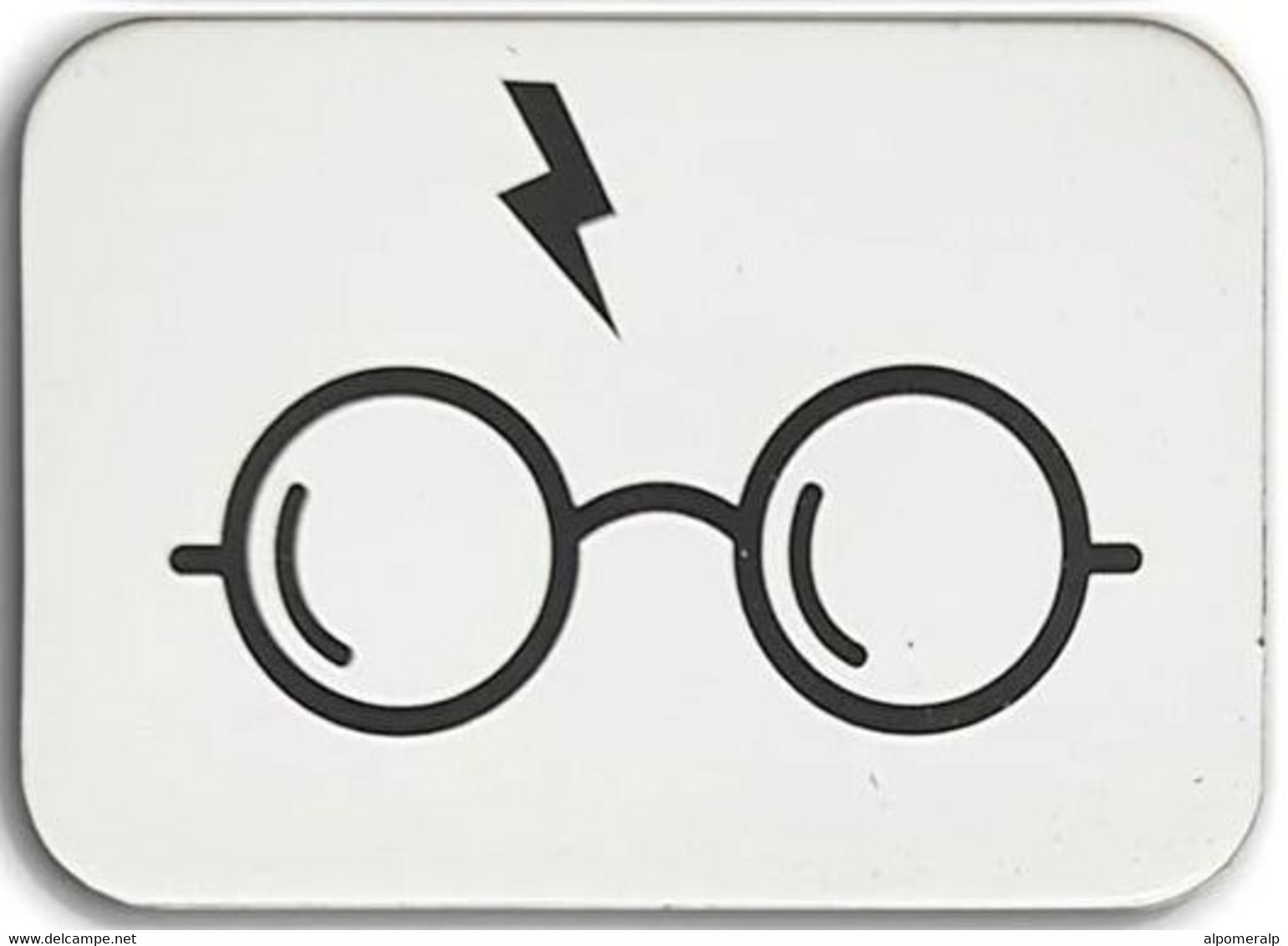 Magnet, Harry Potter, Glasses 4,5 X 6,5 Cm, Thickness 3mm - Autres & Non Classés
