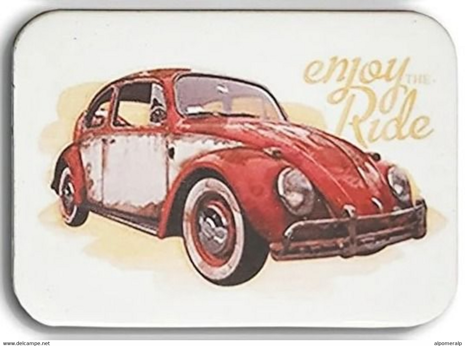 Magnet, Volkswagen, Car 4,5 X 6,5 Cm, Thickness 3mm - Otros & Sin Clasificación