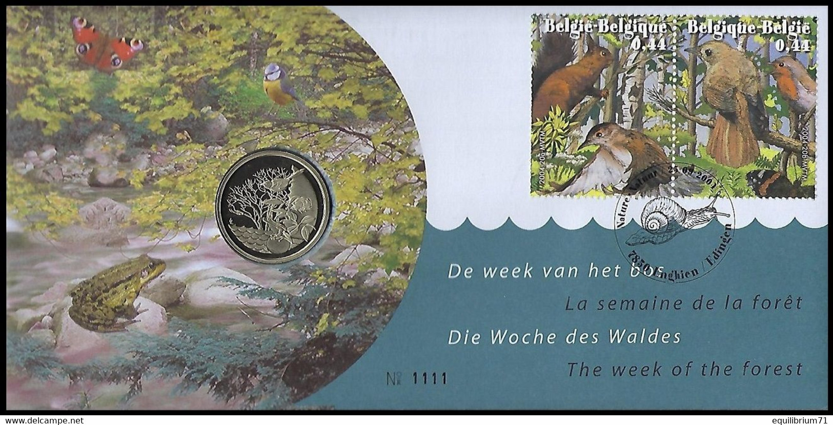 NUMISLETTER 3312/3313°(BL115) - Nature / Natuur / Natur - BELGIQUE / BELGIË / BELGIEN / BELGIUM - MVTM - Numisletter