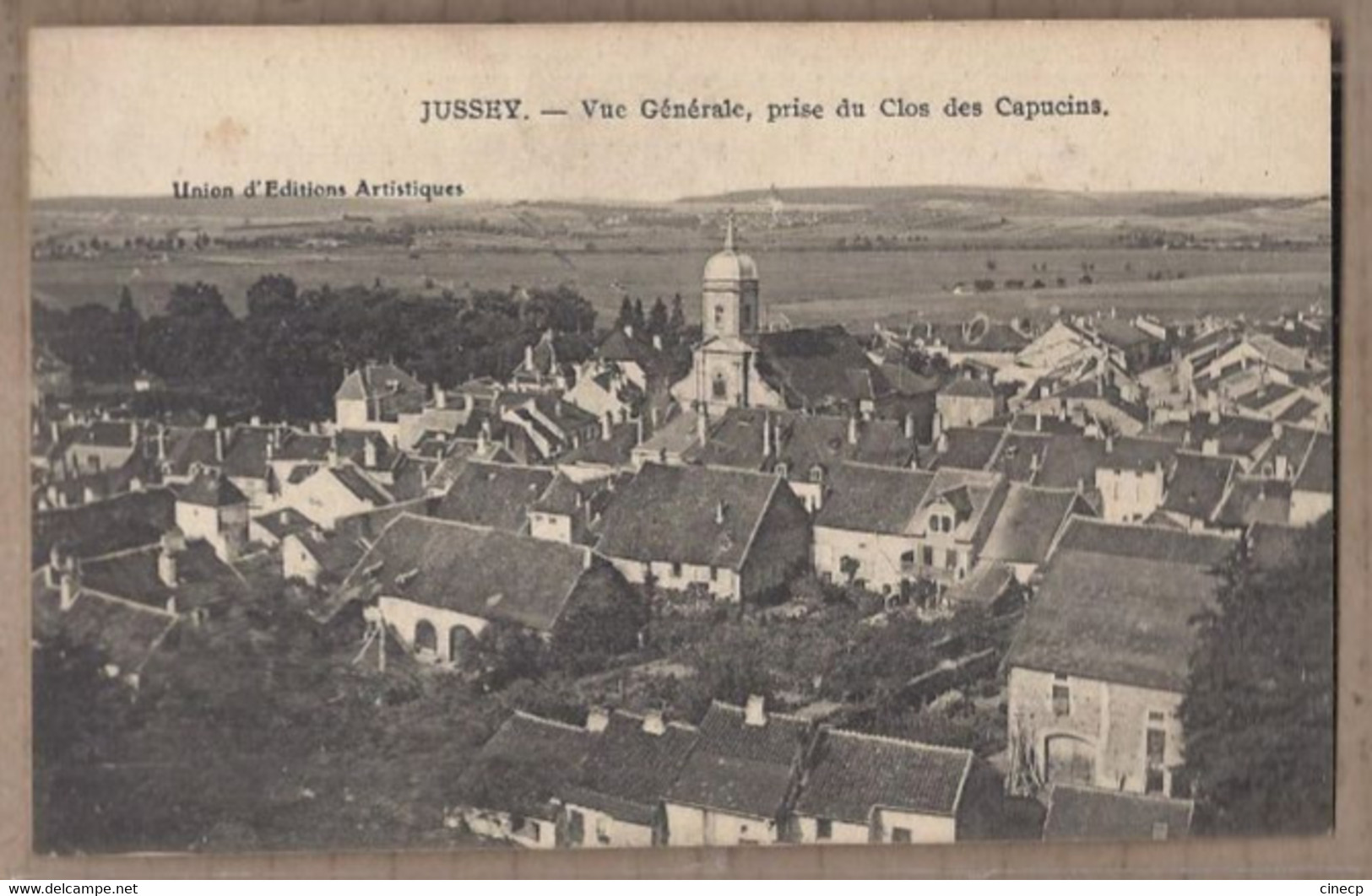 CPA 70 - JUSSEY - Vue Générale , Prise Du Clos Des Capucins - TB PLAN CENTRE VILLAGE Détails Maisons - Jussey