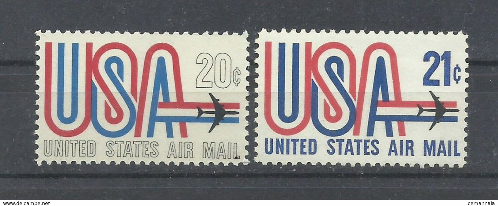 ESTADOS  UNIDOS  YVERT  AEREO  71/72  MNH  ** - 3b. 1961-... Unused