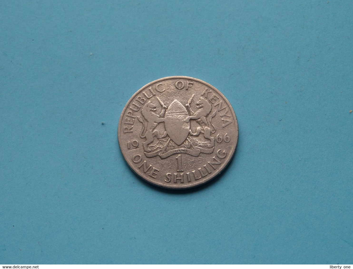 1 Shilling 1966 > Kenya > KM 5 ( Uncleaned Coins / For Grade, Please See SCANS ) ! - Kenya