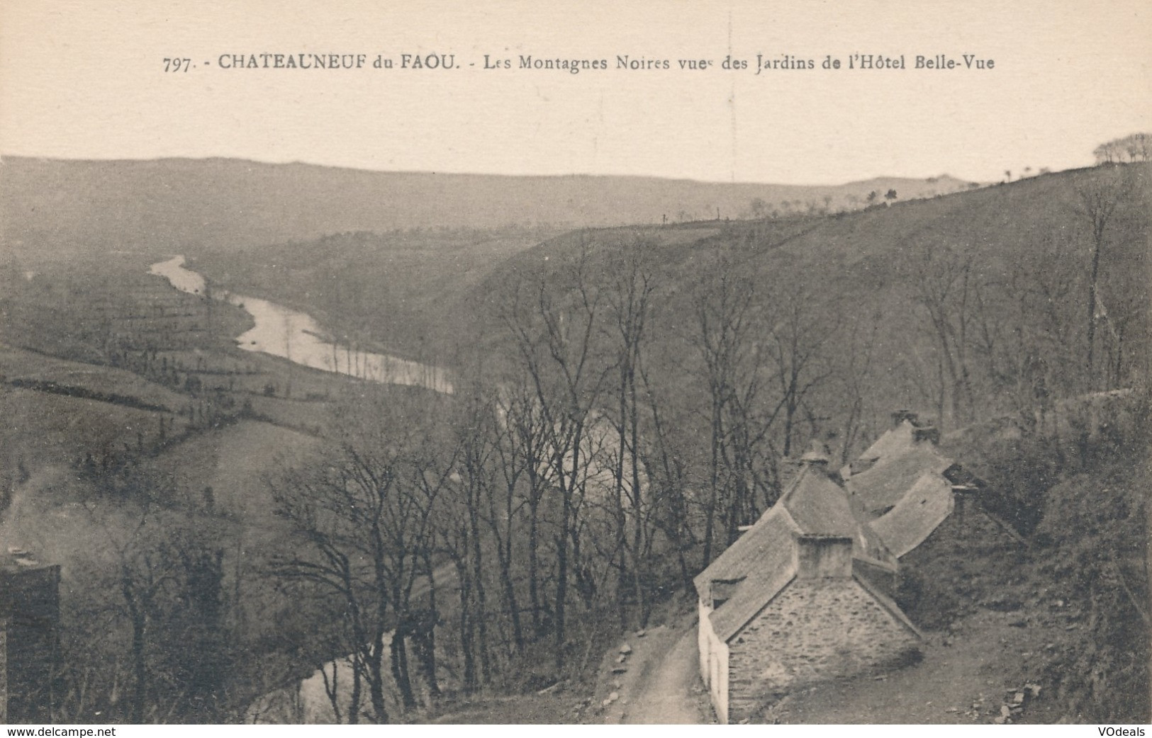 CPA - France - (29) Finistère - Châteauneuf-du-Faou - Les Montagnes Noires - Châteauneuf-du-Faou