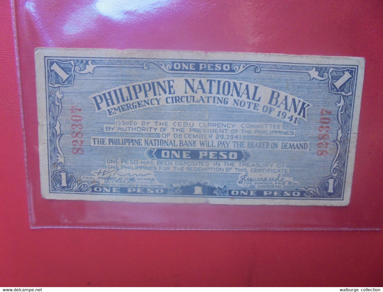 PHILIPPINES 1 PESO 1941 Circuler - Philippines