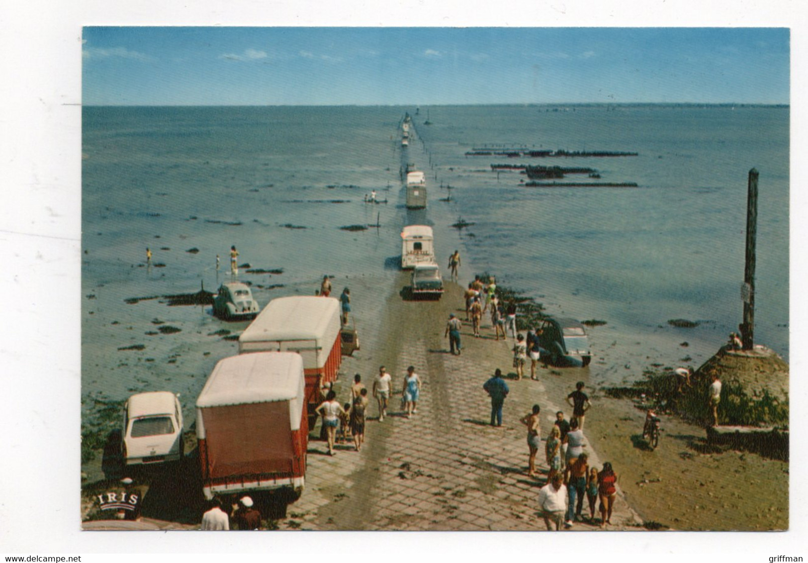 LA FRANCE VUE DU CIEL ILE DE NOIRMOUTIER PASSAGE DU GOIS CPSM GM TBE - Noirmoutier