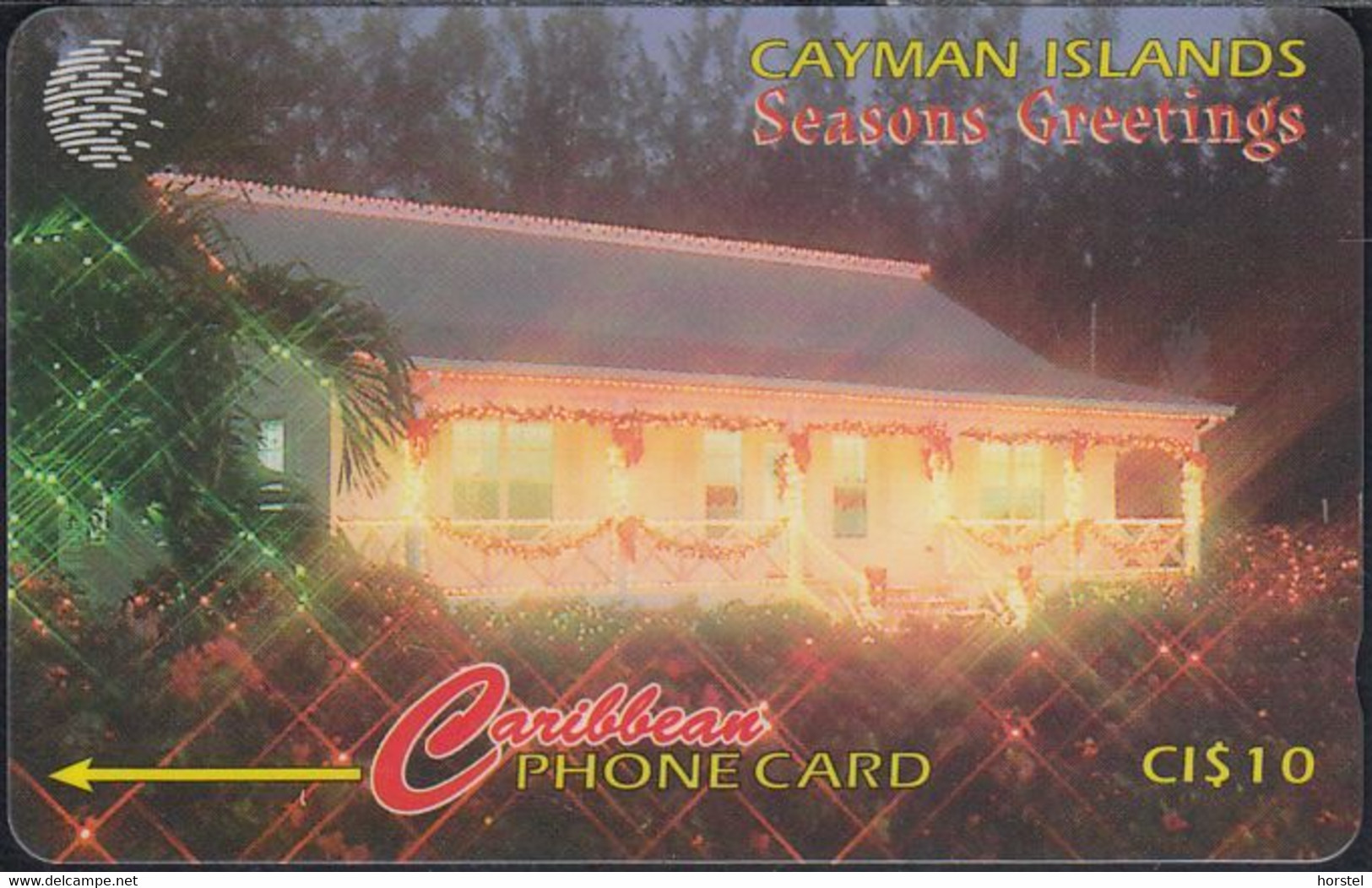 Cayman Islands - CAY-189a - Season's Greetings - Christmas - 189CCIA CI$10 - Antillen (Overige)