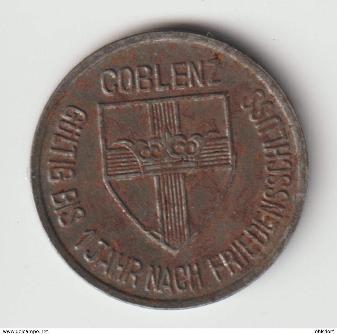 DEUTSCHES REICH - COBLENZ 1918: 25 Pfennig, Notgeld, Funck 80.2 - 25 Pfennig