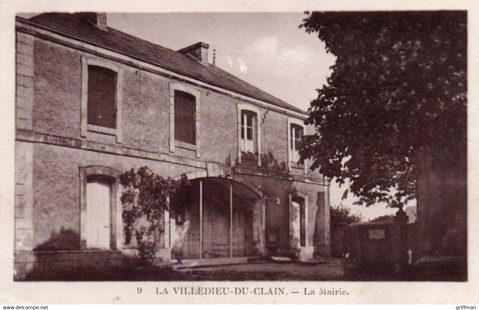 LA VILLEDIEU DU CLAIN LA MAIRIE 1937 TBE - La Villedieu Du Clain