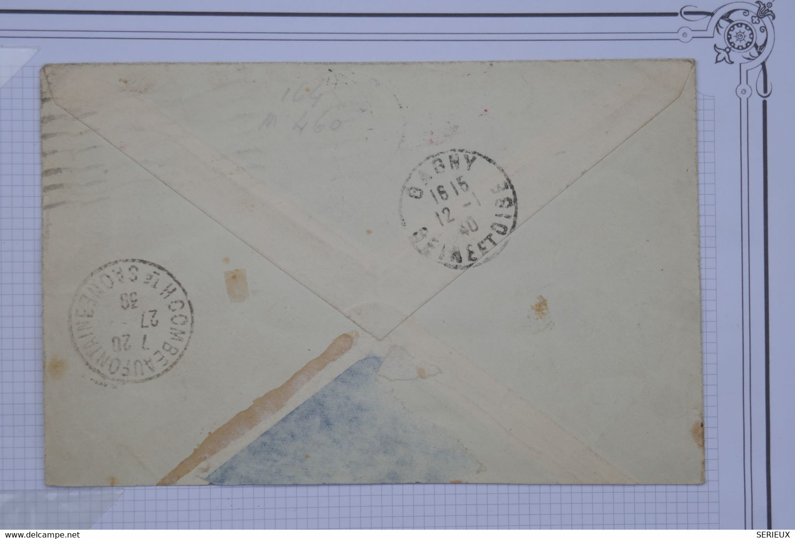 BD9 FRANCE BELLE LETTRE  RR 1939 1ERE LIAISON PARIS  MARSEILLE +AEROPHILATELE+++AFFRANCH. PLAISANT - 1927-1959 Lettres & Documents