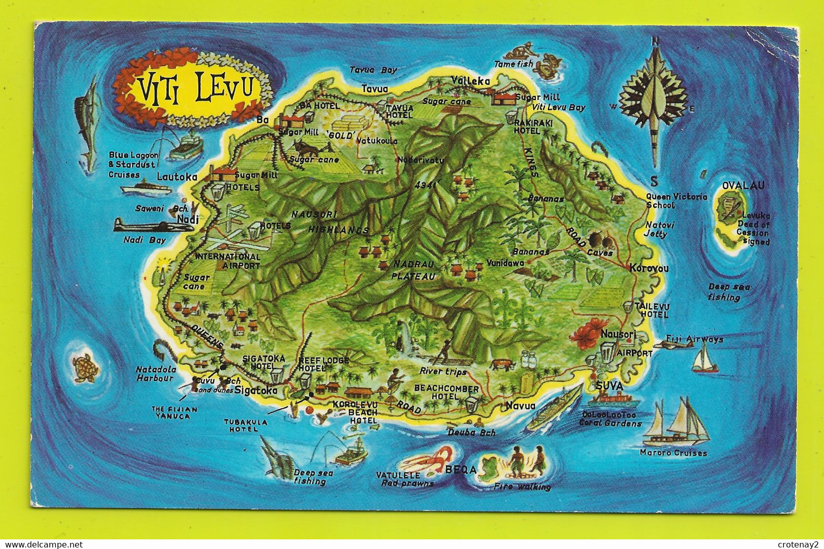 Fidji VITI LEVU En 1973 VOIR DOS - Fidji