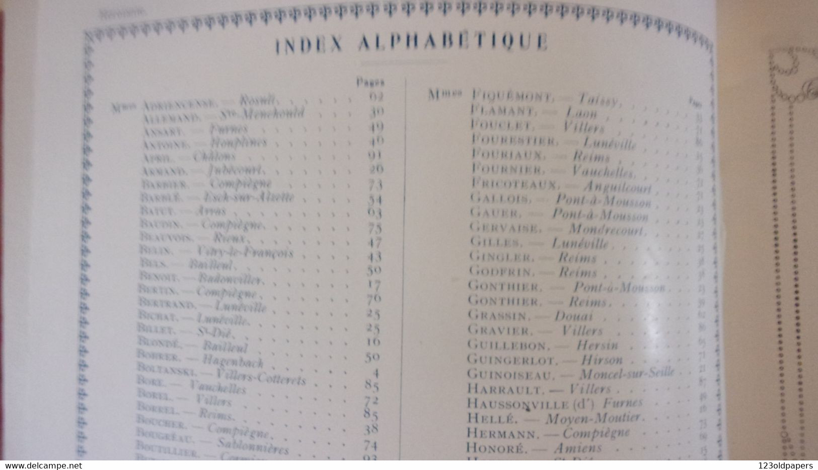 ♥️ ♥️TRES RARE 1919 Au Service De La France. Les Décorées De La Grande Guerre  Léa Berard-Camourteres NOMINATIF LIEUX - Französisch