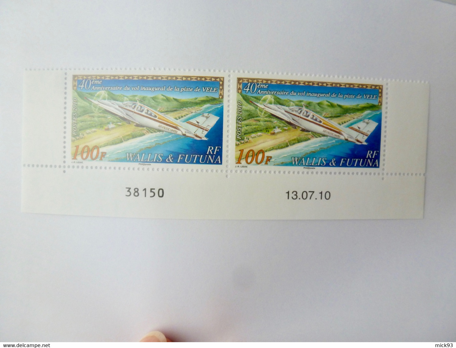 Wallis&futuna  Paire Datée Du # 740 2010 - Unused Stamps