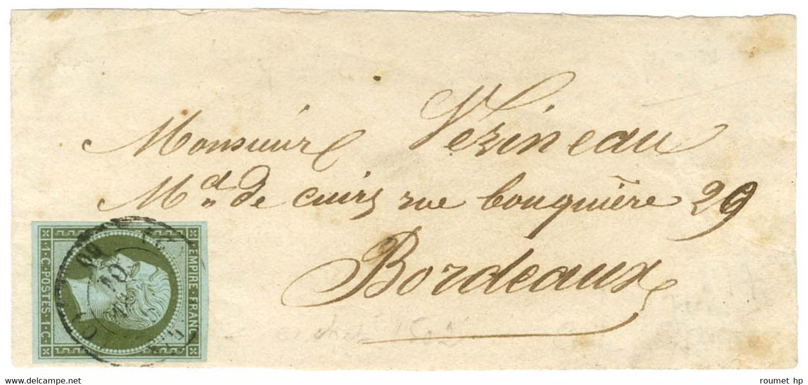 Càd PARIS (60) / N° 11 Sur Bande D'imprimé Pour Bordeaux. 1861. - TB. - 1853-1860 Napoléon III