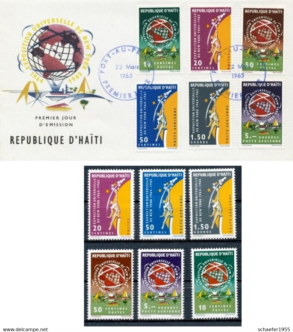 Haiti 1966 Education FDC + Stamp Perf. - Ozeanien