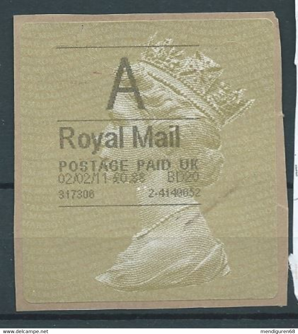 GROSSBRITANNIEN GRANDE BRETAGNE GB 2012 SPECIAL DELIVERY GOLD HORIZON (TYPE I) USED - Universal Mail Stamps