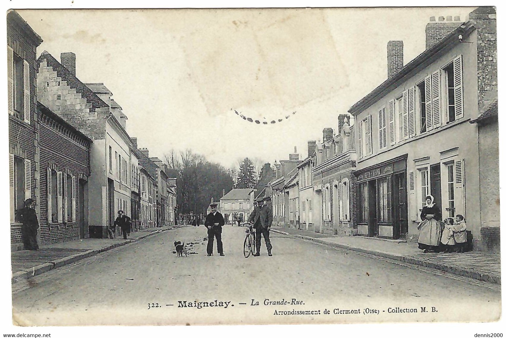 MAIGNELAY (60) - La Grande-Rue - Ed. Collection M. B. - Maignelay Montigny