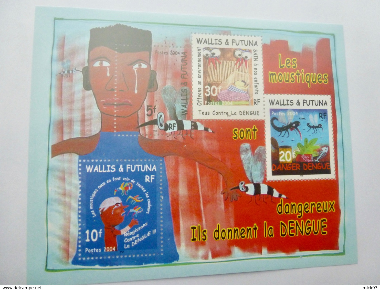 Wallis & Futuna Bloc La Dengue #14  2004 - Hojas Y Bloques